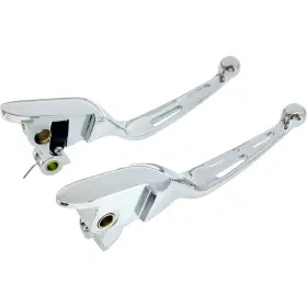 053846 Harddrive 3 Slot Lever Set - Chrome Flt 21-up Cbl Clutch 053846 Harddrive 3 Slot Lever Set - Chrome Flt 21-up Cbl Clutch