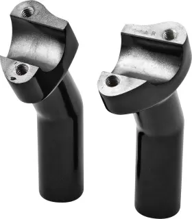 H57-6075bf-4.5 Harddrive Forged Pullback Handlebar Risers-4-1/2 Inch Rise-black-h57-6075bf-4.5
