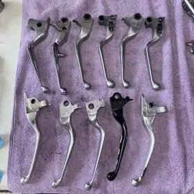 43042 Harley Brake Clutch Levers Handlevers Set Pair For 82-95 Lot Misc 43042 Harley Brake Clutch Levers Handlevers Set Pair For 82-95 Lot Misc