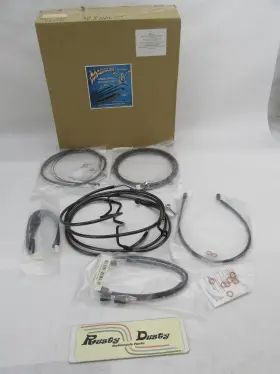 0610-1029 Harley Davidson Magnum Black Pearl Handlebar Install Kit For 12 Inch -14 Bars Flhtk