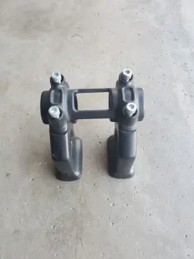 103092 Harley-davidson 5 Inch Tall 1.5 Handlebar Risers Clamp For Softail Fat Bob Fxfb Fxfbs 18-24