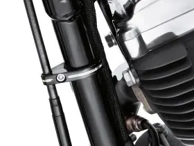 10800034 Harley-davidson Billet Clutch Cable Clamp - Edge Cut Softail 10800034 Harley-davidson Billet Clutch Cable Clamp - Edge Cut Softail