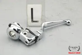 38403-99 Harley-davidson 2002 Road King Cvo Clutch Perch Clamp And Handle Lever Assembly Chrome