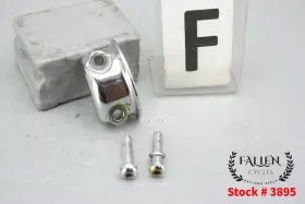 45282-99 Harley-davidson 2009 Dyna Cvo Front Handlebar Control Clamp Chrome