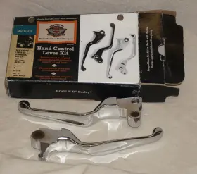 46157-03 Harley Davidson Chrome Hand Control Lever Kit 2002-2005 46157-03 Harley Davidson Chrome Hand Control Lever Kit 2002-2005