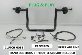 55800214a Harley-davidson 2015 Street Glide Cvo 10 Inch Handlebar And Hand Control Switch Black Prewired 55800214a Harley-davidson 2015 Street Glide Cvo 10 Inch Handlebar And Hand Control Switch Black Prewired