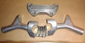 55902-79 Harley-davidson 55900-79 79-80 Xls Sportster Pull Back H/bar Risers Super Glide