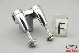 55900004 Harley-davidson 2012 Dyna Switchback 1 Inch Handlebar Riser Mount Clamp Assembly Chrome