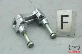 55900025a Harley-davidson 2015 Dyna Street Bob 1 Inch Handlebar Riser Mount Clamp Assembly Chrome #4078