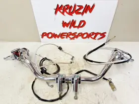 55919-07 Harley-davidson 2007 Softail Fatboy 1 1/4 Inch Chrome Handlebars Controls Switch Wiring Cable 55919-07 Harley-davidson 2007 Softail Fatboy 1 1/4 Inch Chrome Handlebars Controls Switch Wiring Cable