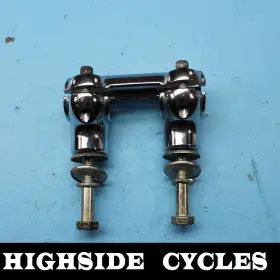 55984-07 Harley-davidson 1363 14 Softail Chrome Handlebar Riser Top Clamp