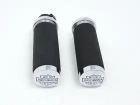 56006-88b Harley-davidson Vintage Bar And Shield Cushion Hand Grips 1982-up Cable Rare 56006-88b Harley-davidson Vintage Bar And Shield Cushion Hand Grips 1982-up Cable Rare