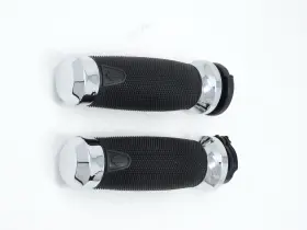56100036 Harley-davidson 56100009 Genuine Chrome Get-a-grip Hand Grips 1996-up Cable Nice