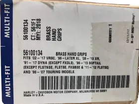 56100134 Harley-davidson Kit Grip Cable Drive Brass New Oem 56100134 Harley-davidson Kit Grip Cable Drive Brass New Oem