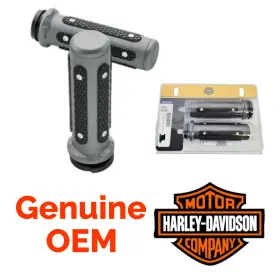 56100391 Harley-davidson Touring Dyna Softail Endgame Hand Grips Graphite