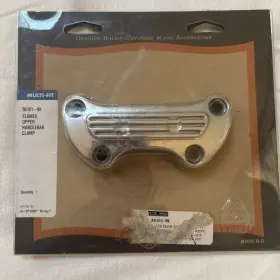 56101-98 Harley-davidson Inch Flames Upper Handle Bar Clamp 56101-98 Harley-davidson Inch Flames Upper Handle Bar Clamp