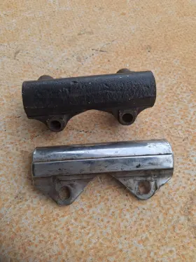 56104-52a Harley-davidson 56104-52a. 56104-73 Risor Clamp Fl/xl Handlebar 56104-52 And Stainless Cover 56104-52a Harley-davidson 56104-52a. 56104-73 Risor Clamp Fl/xl Handlebar 56104-52 And Stainless Cover