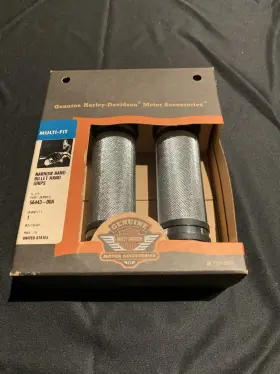 56443-00a Harley-davidson Nos Narrow Band Billet Hand Grips