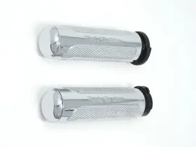 56531-06 Harley-davidson Genuine Cvo Screaminft Eagle V-rod Dyna Chrome Hand Grips Rare 56531-06 Harley-davidson Genuine Cvo Screaminft Eagle V-rod Dyna Chrome Hand Grips Rare