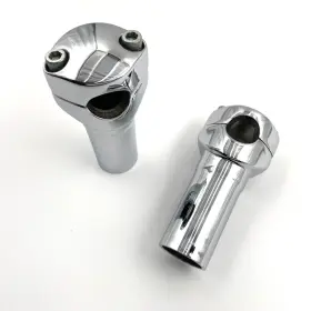 56538-88 Harley-davidson Oem 88-06 Softail Springer 4 Inch Chrome Handlebar Riser And Clamp Genuine Pair 56538-88 Harley-davidson Oem 88-06 Softail Springer 4 Inch Chrome Handlebar Riser And Clamp Genuine Pair