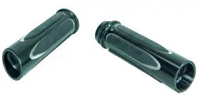 B0ccdnkz13 Harley-davidson 08 Electra Ultra Touring Flht Handlebar Grips Black Soft-touch Fsfy 1359