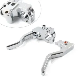 Hkseller-au 550756850775 For Harley Dyna Sportster Xl883 Xl1200 X48 2014-2023 Pair Brake Clutch Lever