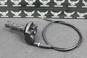 17910-kz3-j40 Honda 2001 01-04 Cr250r Oem Aluminum Right Throttle Grip Housing Cable Nice