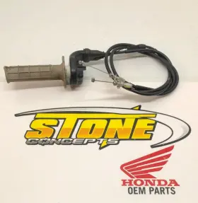 17910-mke-af1 Honda Oem 21-24 Crf450r Twist Throttle Housing Tube Grip Cables 22-24 Crf250r