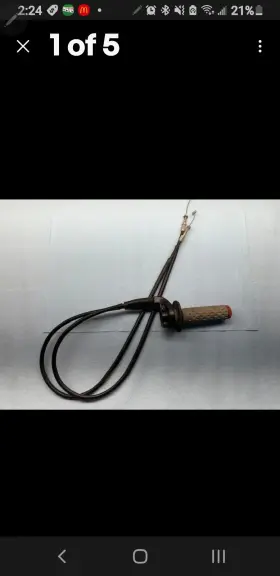 17913-kb7-000 Honda Twist Throttle With Cables 2000 Xr650l New Protaper Grips 17913-kb7-000 Honda Twist Throttle With Cables 2000 Xr650l New Protaper Grips