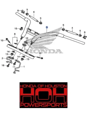 53100-mfr-680 Honda Handlebar For 2011-2025 Vt1300cx/cxa Fury