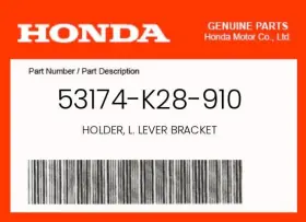 53174-k28-910 Honda Genuine Holder L. Lever Bracket - 53174-k28-910 Honda Genuine Holder L. Lever Bracket -