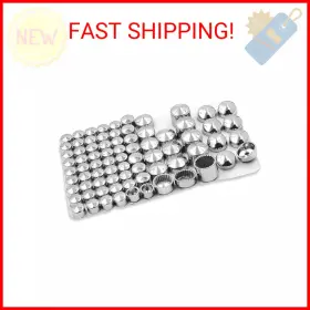 Mt247-003-cd Httmt 745495257224 Chrome Bolts Toppers Caps Compatible With 1991-2012 Harley Da