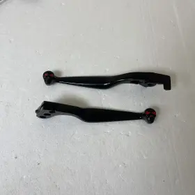 Usmt241-012-bk1-skull Httmt Black Brake Clutch Skull Hand Lever Fit Honda Shadow 600 750 1100 Magna Pair