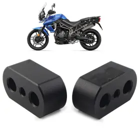 Hukyu 612058681157 Motorcycle Handlebar Risers Clamp For Tiger 800 Explorer Xc