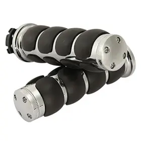 Inn-87518388 Innoglow Motorcycle Handgrips 7/8 Inch Chrome Black Throttle Black-a Inn-87518388 Innoglow Motorcycle Handgrips 7/8 Inch Chrome Black Throttle Black-a
