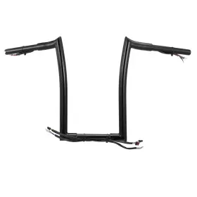 Ibhfxbcx109 Ironbrotherhood 14 Inch Prewired Handlebar For 12-up Heritage Softail Classic Silm Blackline Deluxe