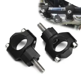 Jfg Racing 712640759452 Black Cnc Dirt Bike Handlebar Riser Mount Clamps For Sx Sxf Exc Excf 2000-2016 Jfg Racing 712640759452 Black Cnc Dirt Bike Handlebar Riser Mount Clamps For Sx Sxf Exc Excf 2000-2016