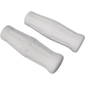 03-61w Joker Machine Custom Rubber Radial Grips - White