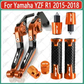 Kanala Parts R1 2015-2018 For Yamaha Yzf Motorcycle Brake Clutch Levers Grips Handle Sets Us