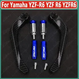 Kanala Parts Yzf-r6 Yzfr6 Blue Handle Grips Brake Clutch Levers Protector Guard For Yamaha