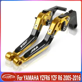 Kanala Parts Yzfr6 2005-2016 1sets For Yamaha Yzf R6 Cnc Adjustable Long Brake &clutch Levers Kanala Parts Yzfr6 2005-2016 1sets For Yamaha Yzf R6 Cnc Adjustable Long Brake &clutch Levers