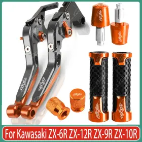 Kanala Parts Zx-6r Zx-12r Zx-10r Zx-9r For Kawasaki Brake Clutch Levers Grips Handle Sets New