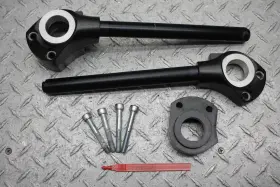 2205143 Kawasaki 2009 Ninja Zx14 Zx1400c Left Right Clip On Ons Handlebars Pair Set