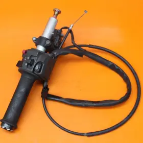 46003-1480 Kawasaki 2000 Ninja Zx12r Oem Left Clip On Handlebar W Switches 46003-1480 Kawasaki 2000 Ninja Zx12r Oem Left Clip On Handlebar W Switches