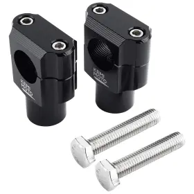 Riser006bkfba Kemimoto 1 Inch Motorcycle Handlebar Risers Aluminum Alloy Black