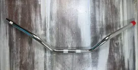 0601-0824 Khrome Werks 1 Inch Custom Bad Boy Style Dimpled Silver Handlebar