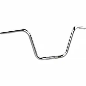 300049 Khrome Werks 1 Inch Ape Hanger Handlebar - Drilled 10 Chrome Motorcycle