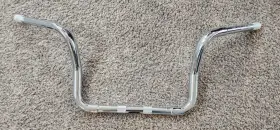 300410 Khrome Werks Chrome 10 Inch 1-1/4 Ape Hanger Handlebars Bobber Style 300410 Khrome Werks Chrome 10 Inch 1-1/4 Ape Hanger Handlebars Bobber Style