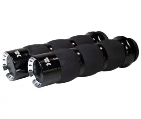500130 Khrome Werks Air Cushion Turbine Grips Black