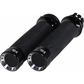 500220 Khrome Werks Turbine Grips - Black